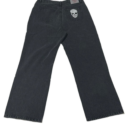 Black Light Clothing limited edition Skull jeans