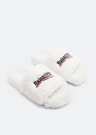 Balenciaga Fur Slides