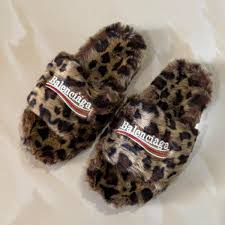 Belencaiga Fur Slides 1:1